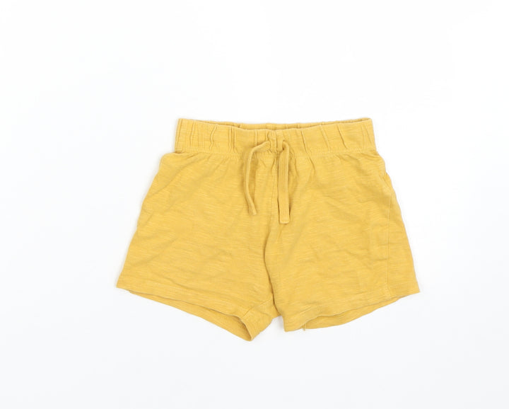 Fred & flo Girls Yellow Sweatpants Trousers Size 18-24 Months - Shorts