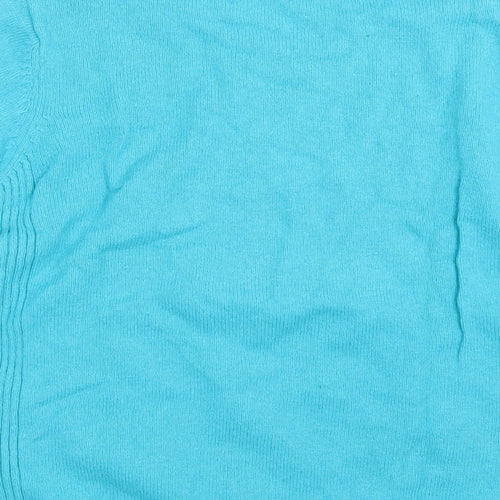 isle essentials Womens Blue   Pullover Jumper Size M