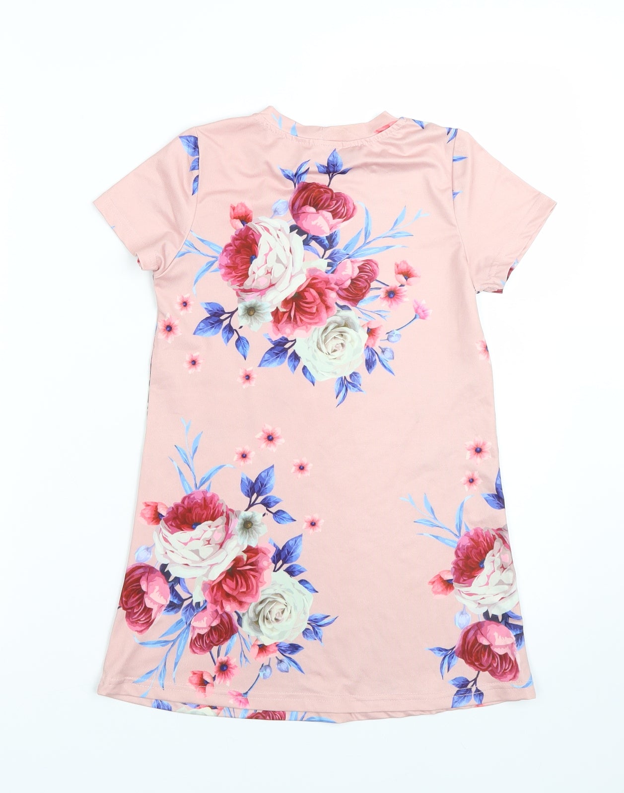 Shien Womens Pink Floral  Basic T-Shirt Size 6