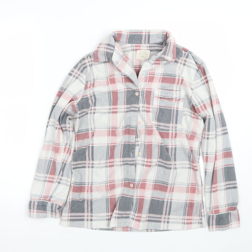 NEXT Womens Pink Check  Cami Pyjama Top Size S