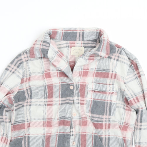 NEXT Womens Pink Check  Cami Pyjama Top Size S