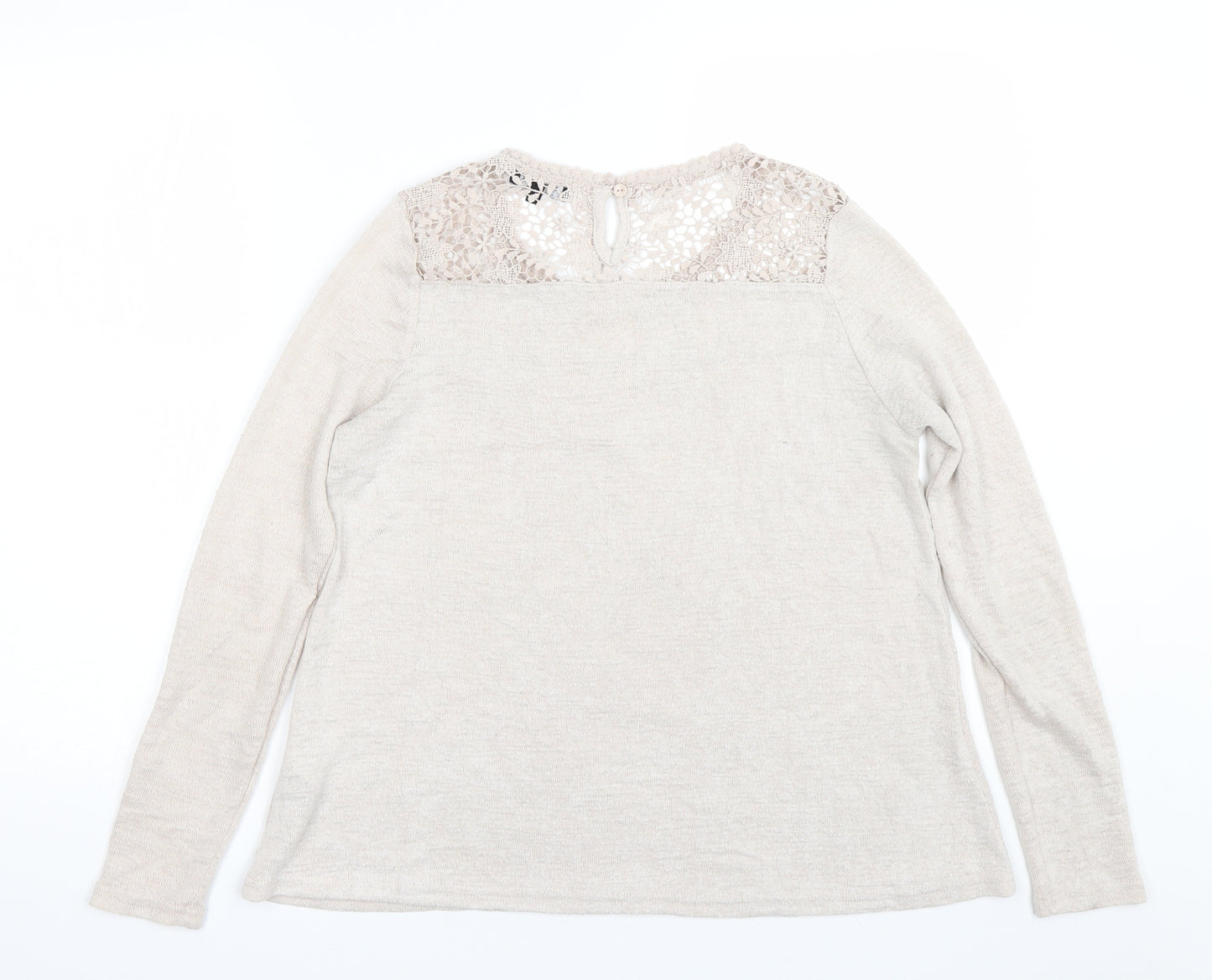 New Look Womens Beige   Pullover Jumper Size 12