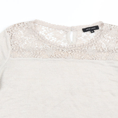 New Look Womens Beige   Pullover Jumper Size 12