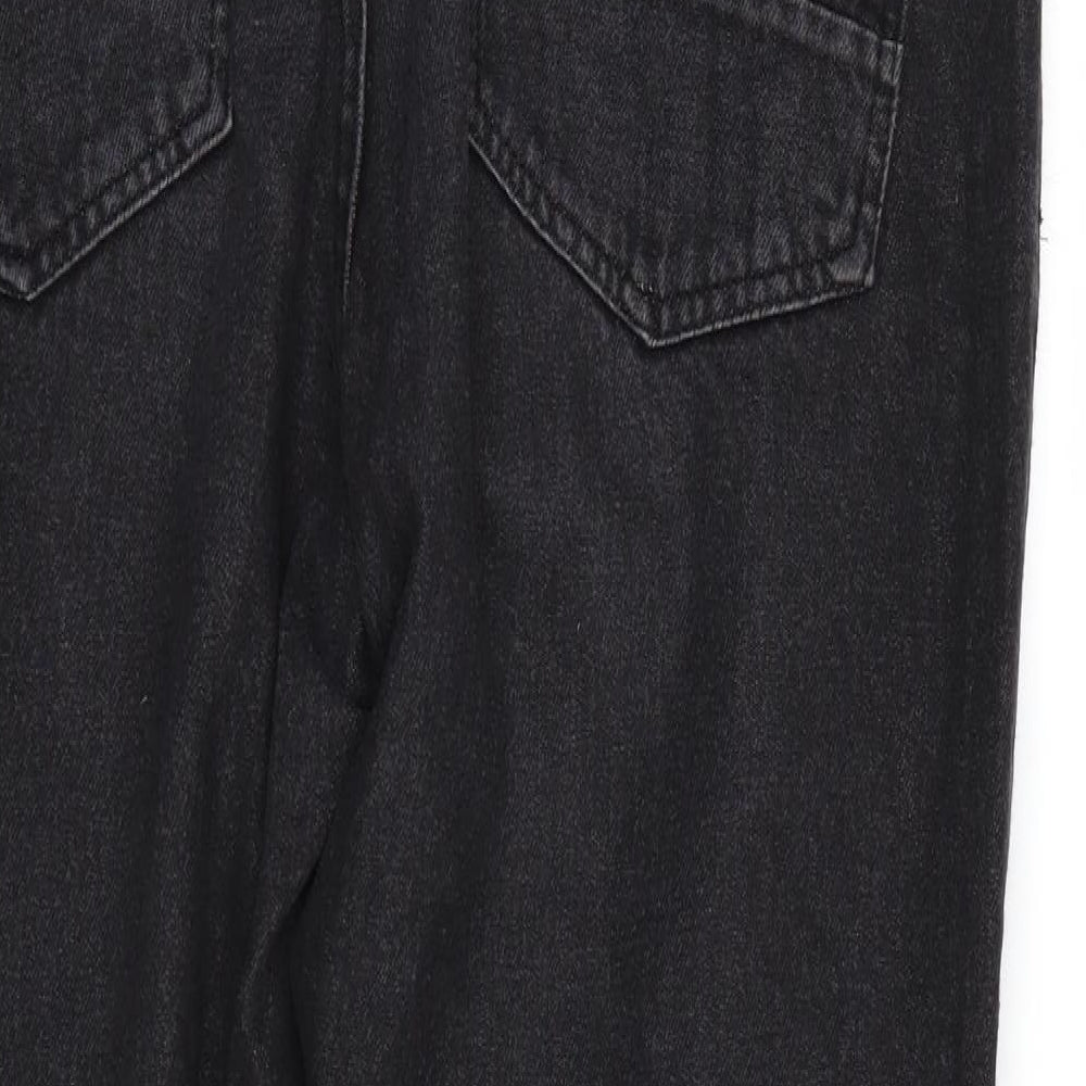 Peacocks Mens Black  Denim Straight Jeans Size 36 L29 in