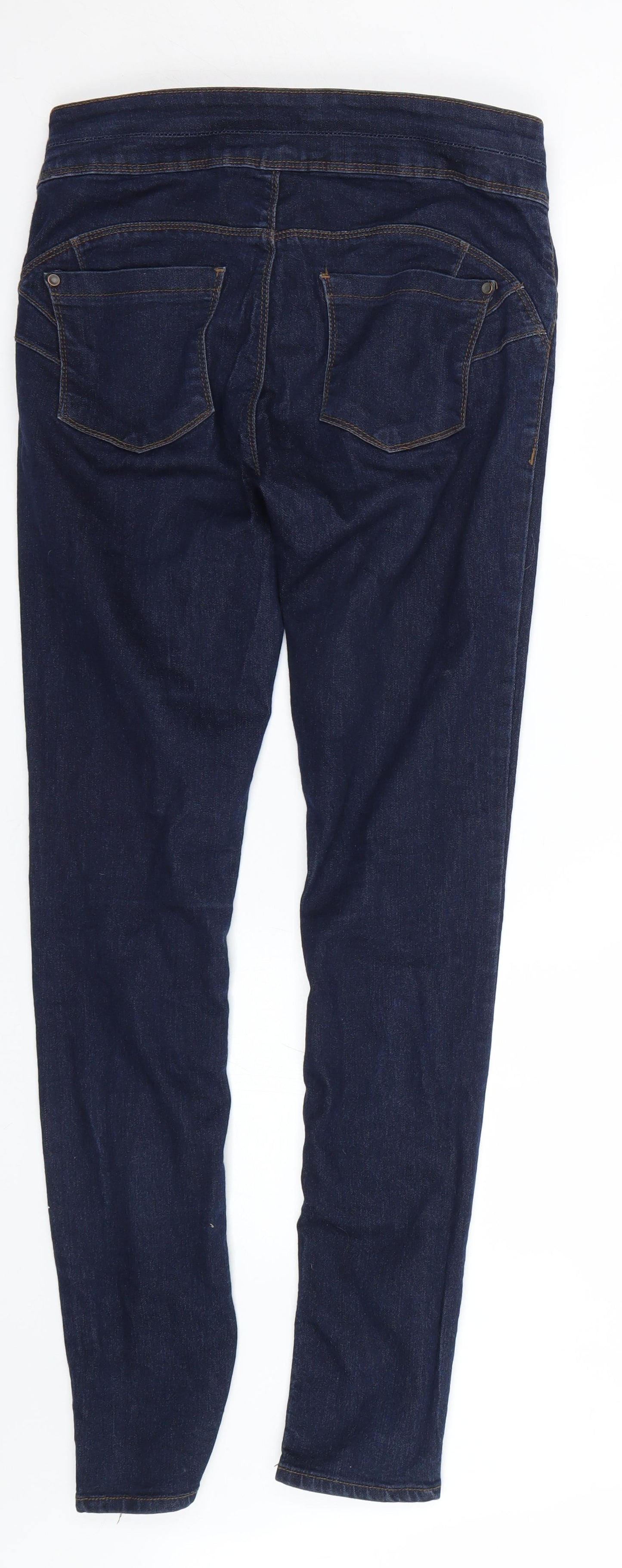 Primark Womens Blue  Denim Skinny Jeans Size 12 L30 in