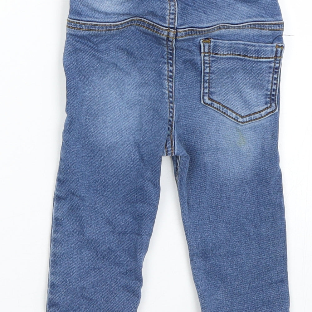 Nutmeg Boys Blue  Denim Capri Jeans Size 9-12 Months