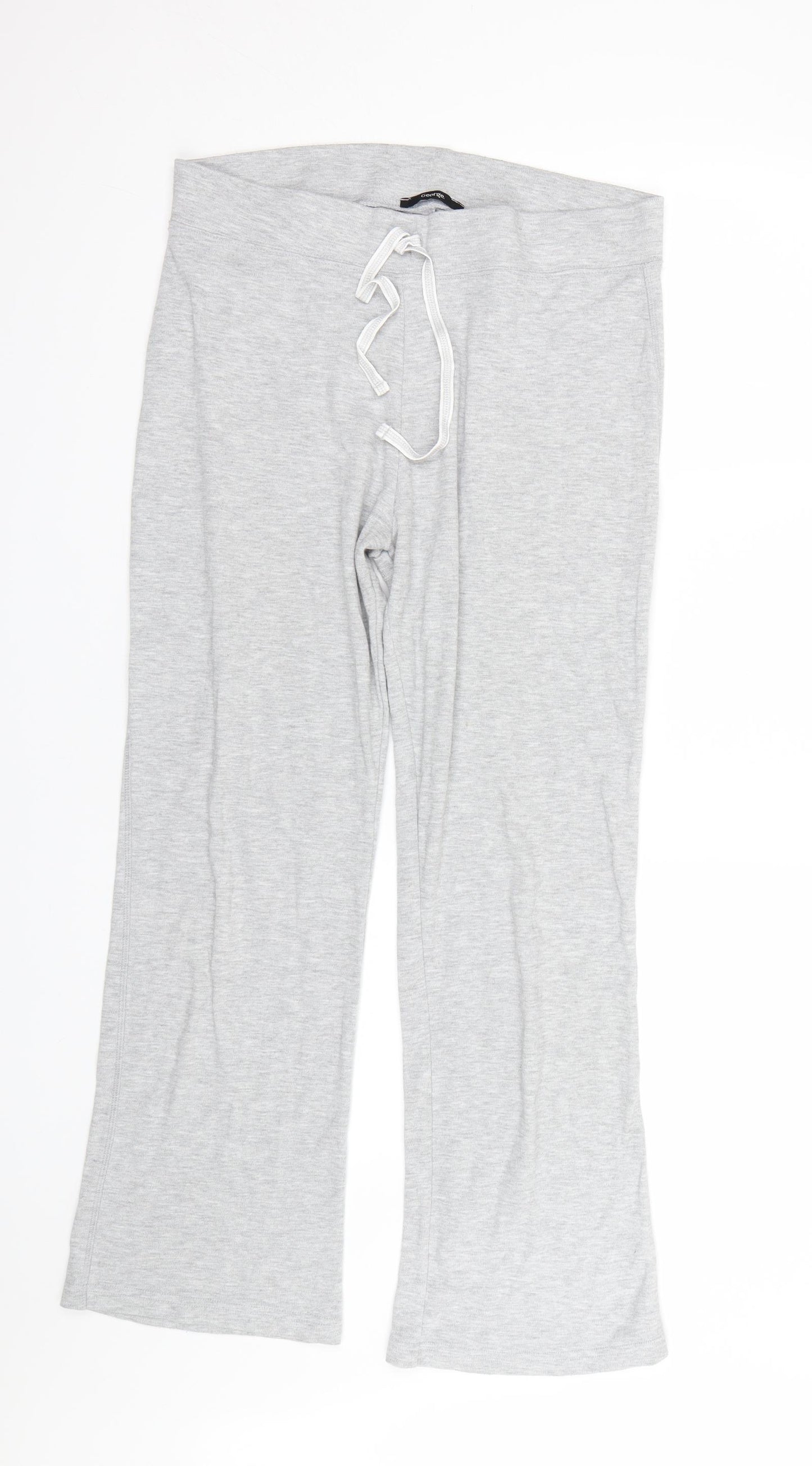 George Womens Grey   Sweatpants Trousers Size 14 L28 in