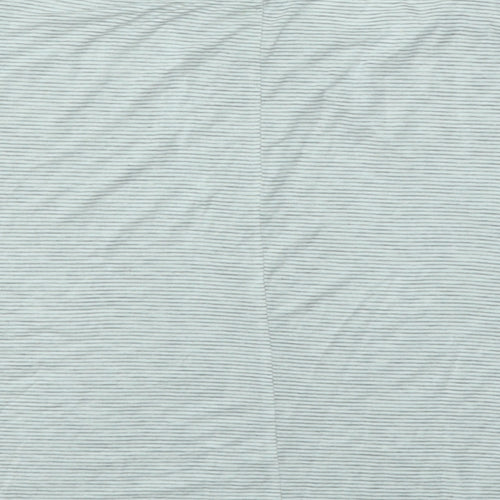 F&F Womens Grey Striped  Basic T-Shirt Size 6