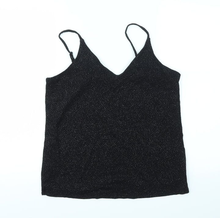 F&F Womens Black Basic Blouse Size 12