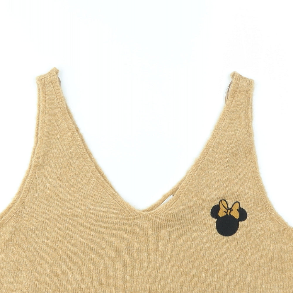 George Womens Brown   Basic T-Shirt Size L