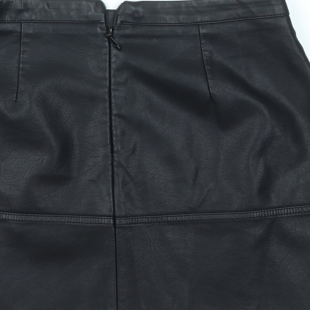 New Look Womens Black   A-Line Skirt Size 8