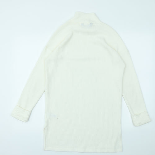 F&F Womens Ivory   Jumper Dress  Size 8