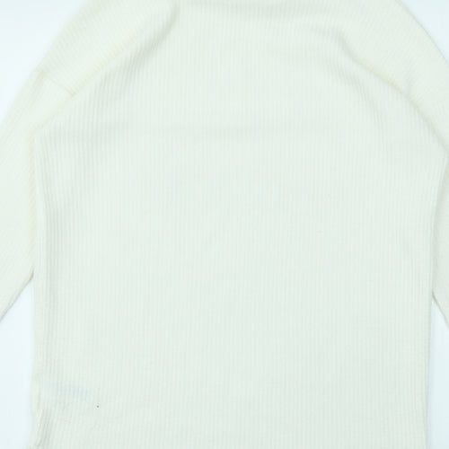 F&F Womens Ivory   Jumper Dress  Size 8