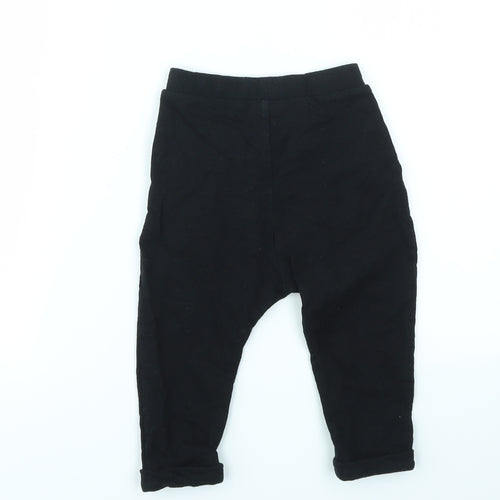 NEXT Girls Black   Capri Trousers Size 12-18 Months
