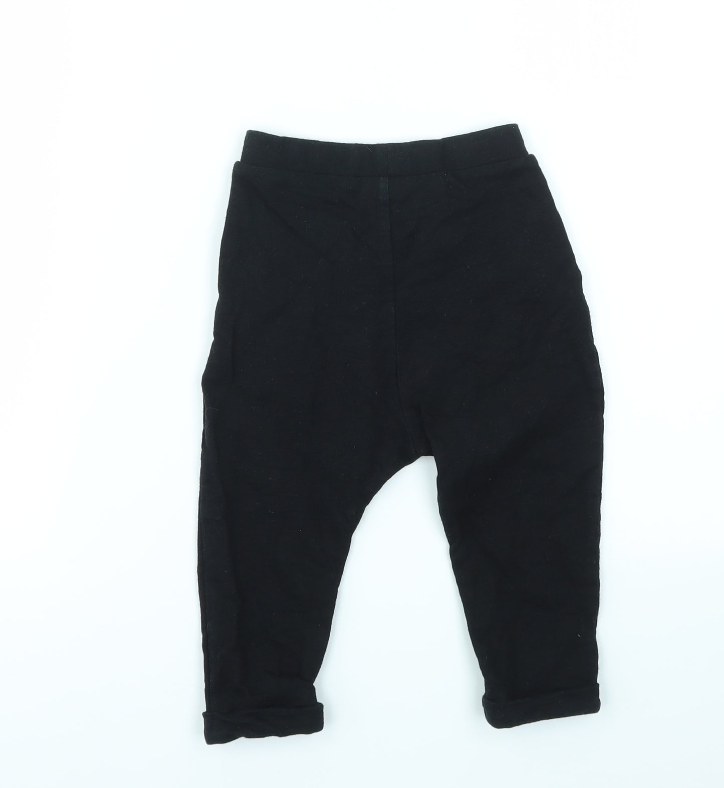 NEXT Girls Black   Capri Trousers Size 12-18 Months