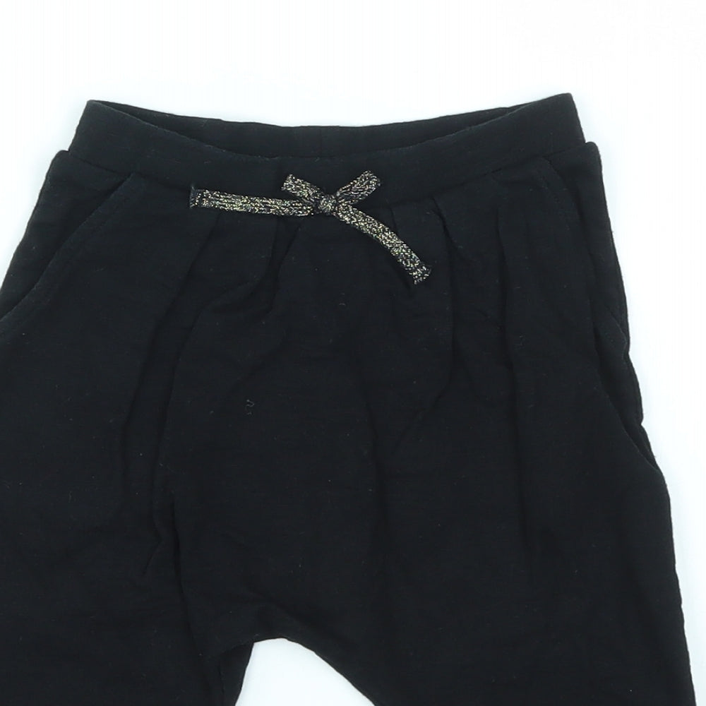 NEXT Girls Black   Capri Trousers Size 12-18 Months