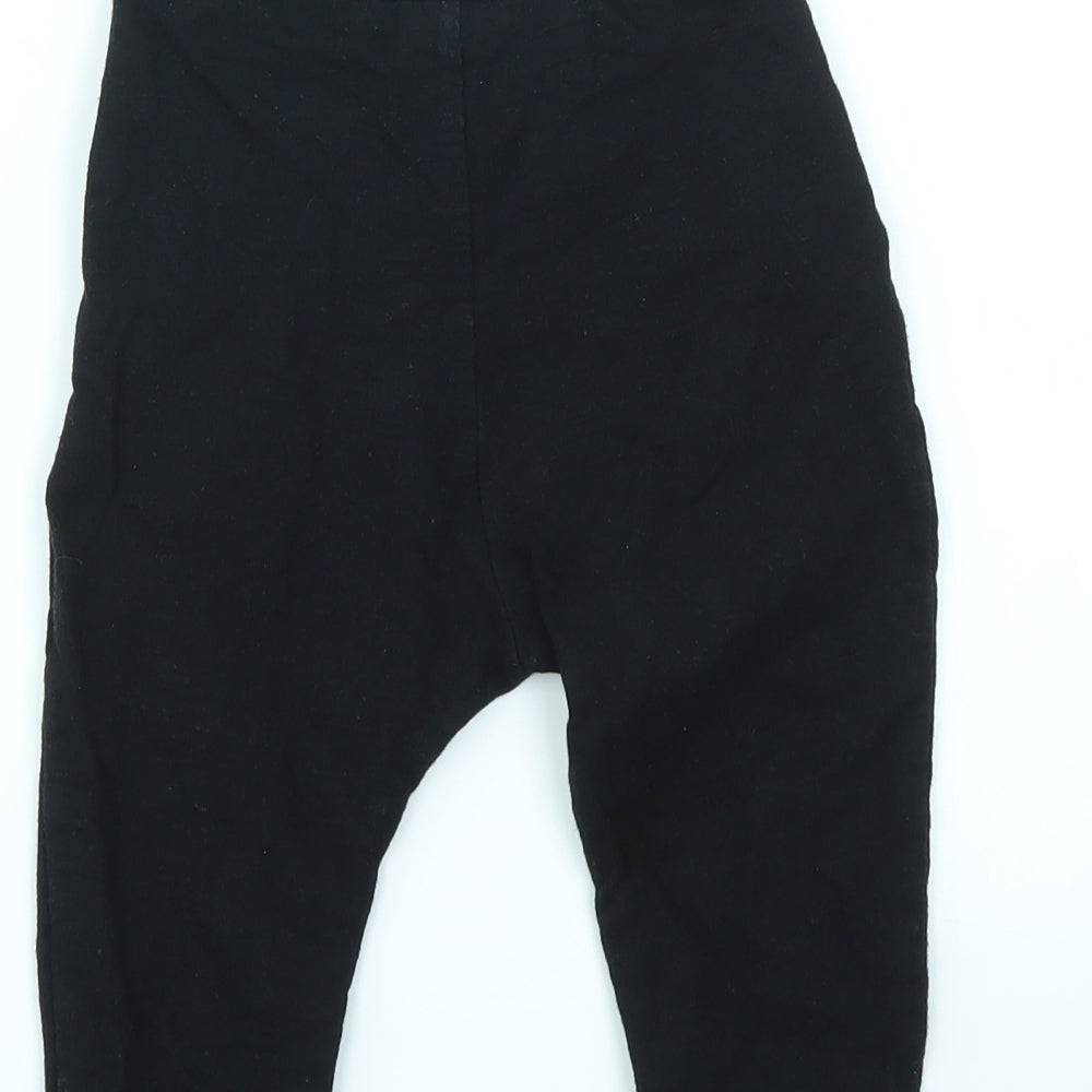 NEXT Girls Black   Capri Trousers Size 12-18 Months