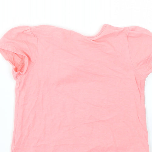 George Girls Pink   Basic T-Shirt Size 9-12 Months