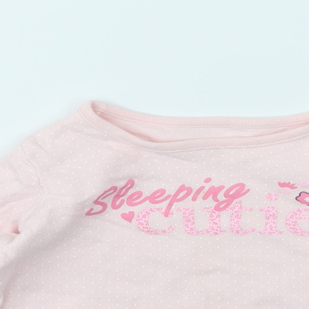 George Girls Pink   Basic T-Shirt Size 18-24 Months