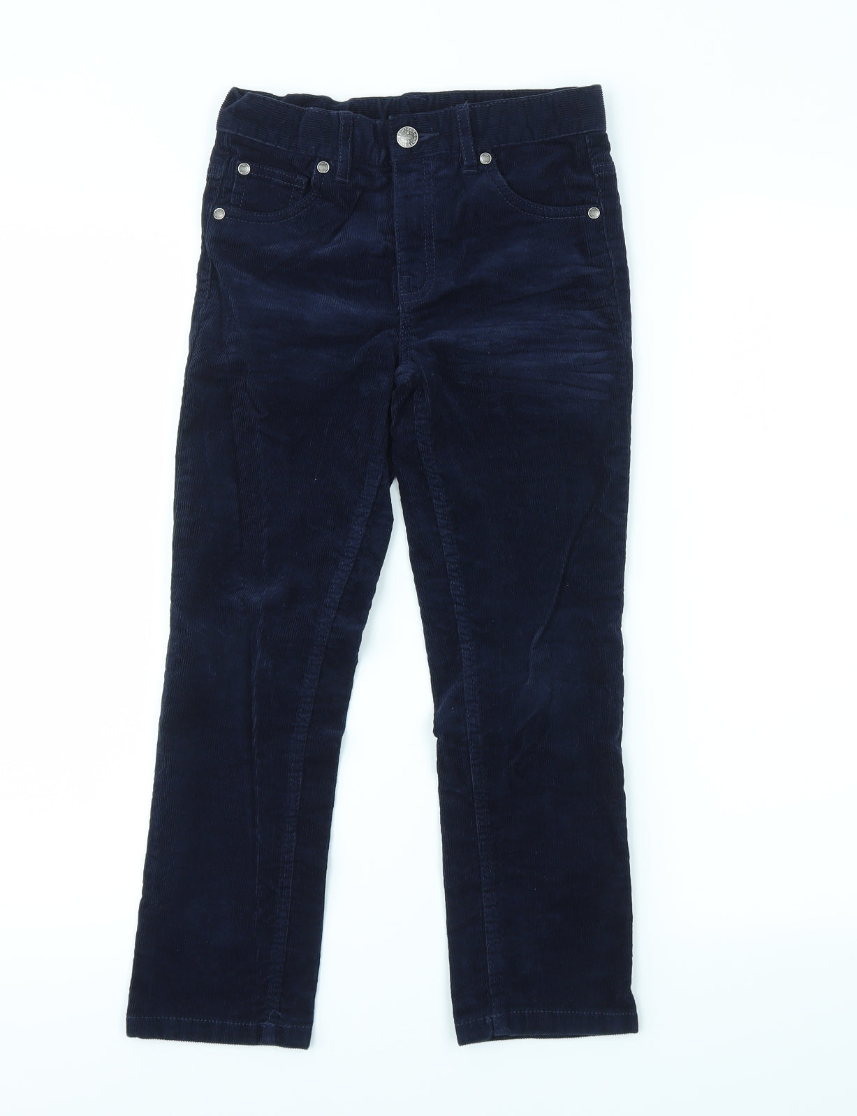 M&S Girls Blue   Capri Trousers Size 7-8 Years