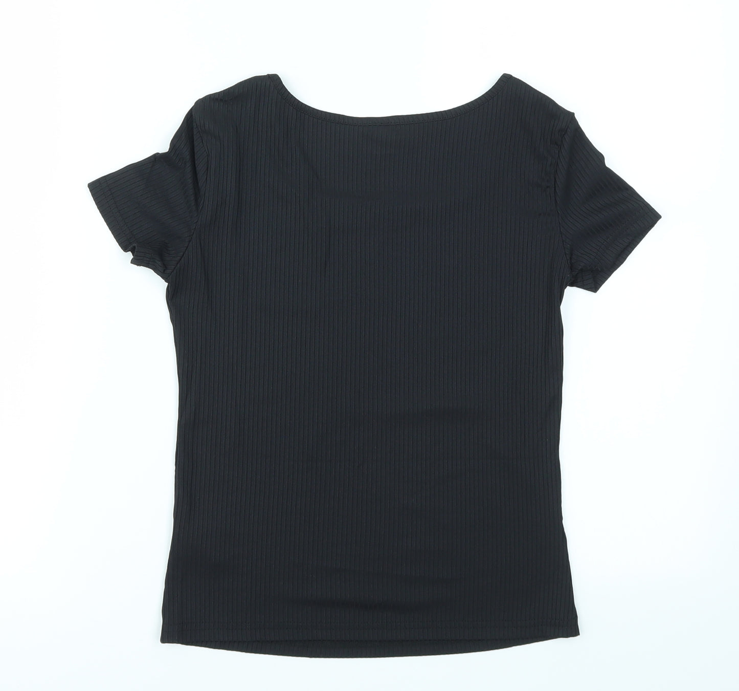 SheIn Girls Black   Basic T-Shirt Size 11-12 Years