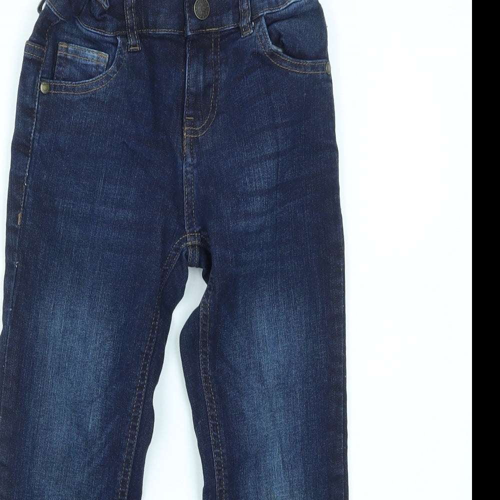 M&S Boys Blue   Straight Jeans Size 6-7 Years