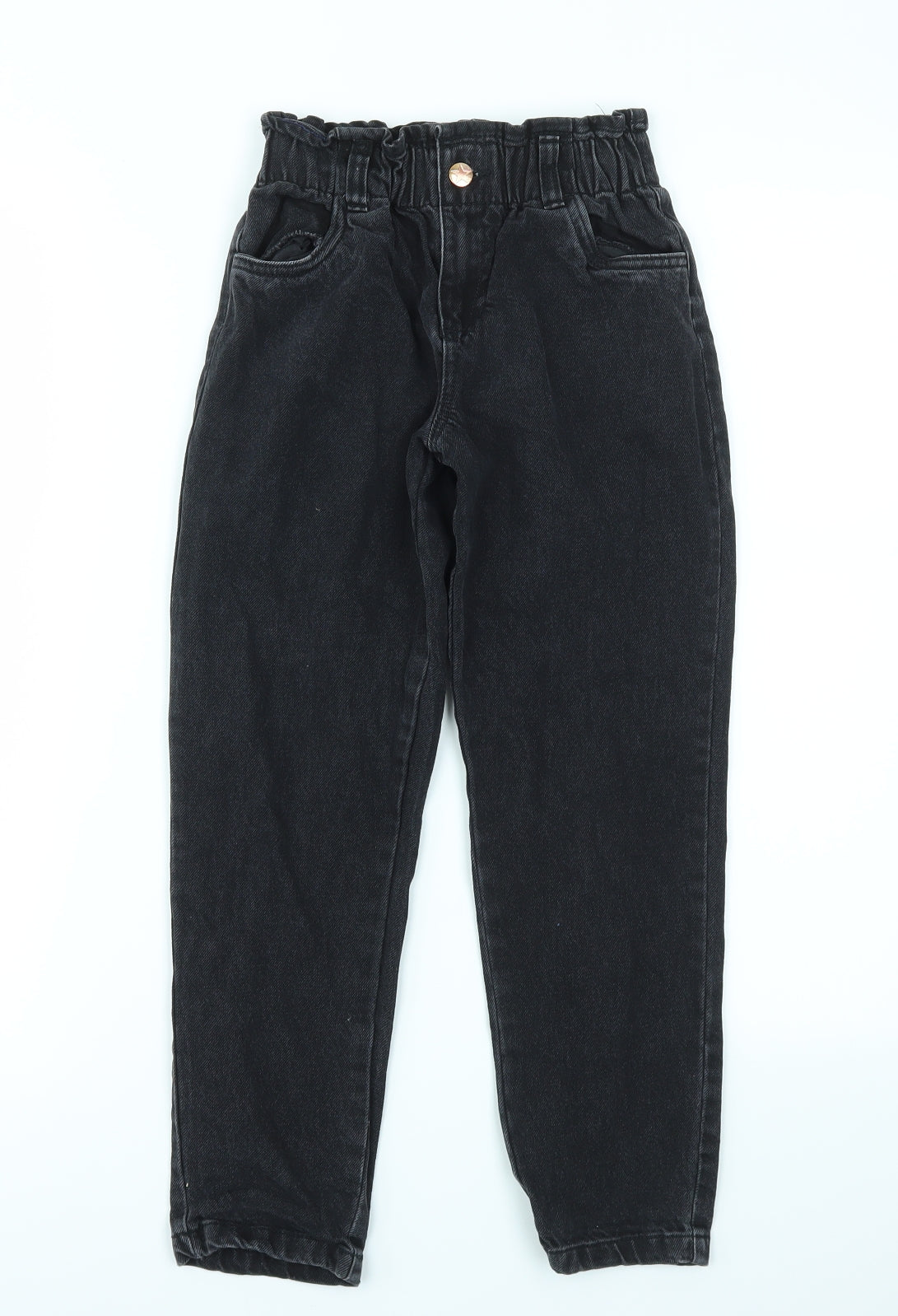 F&F Girls Black   Straight Jeans Size 8-9 Years