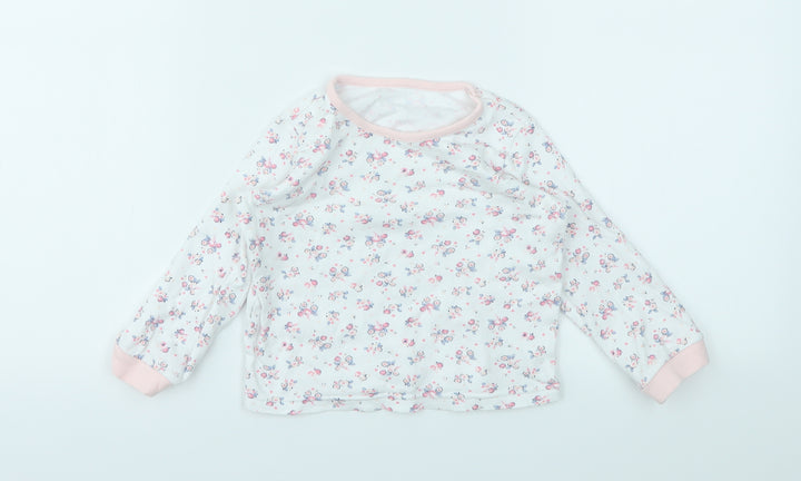 George Girls Multicoloured Floral  Basic T-Shirt Size 18-24 Months