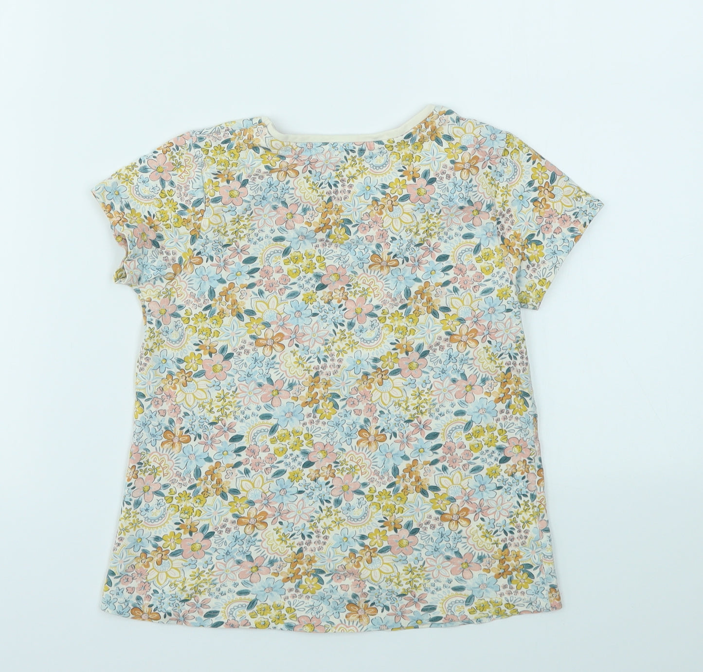 TU Girls Multicoloured Floral  Basic T-Shirt Size 6-7 Years