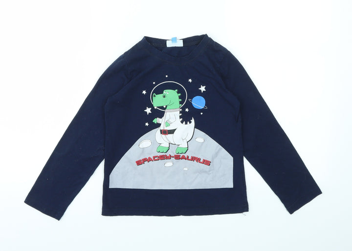 HULLABLN Boys Blue   Basic T-Shirt Size 7-8 Years
