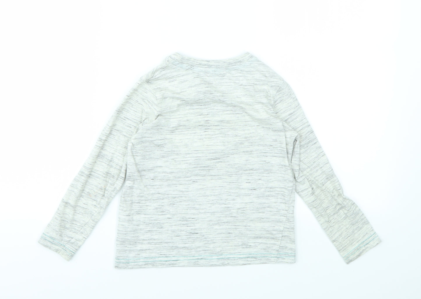 F&F Boys Grey Animal Print  Basic T-Shirt Size 4-5 Years