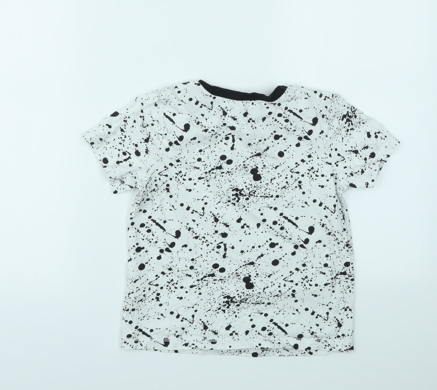 George Boys Multicoloured Geometric  Basic T-Shirt Size 7-8 Years