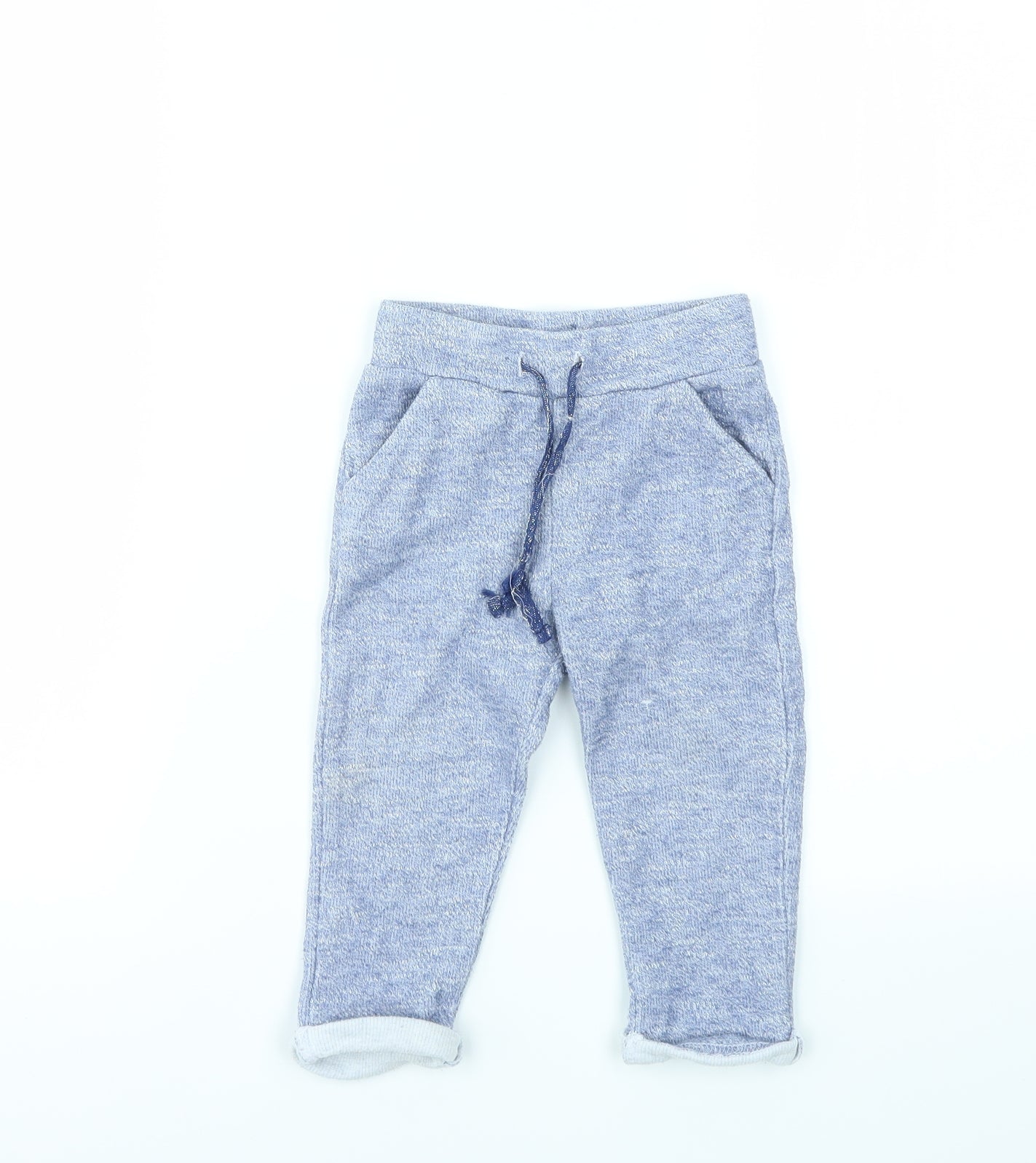 F&F Girls Blue   Capri Leggings Size 12-18 Months