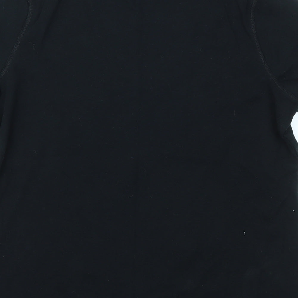 M&S Womens Black   Basic T-Shirt Size 20