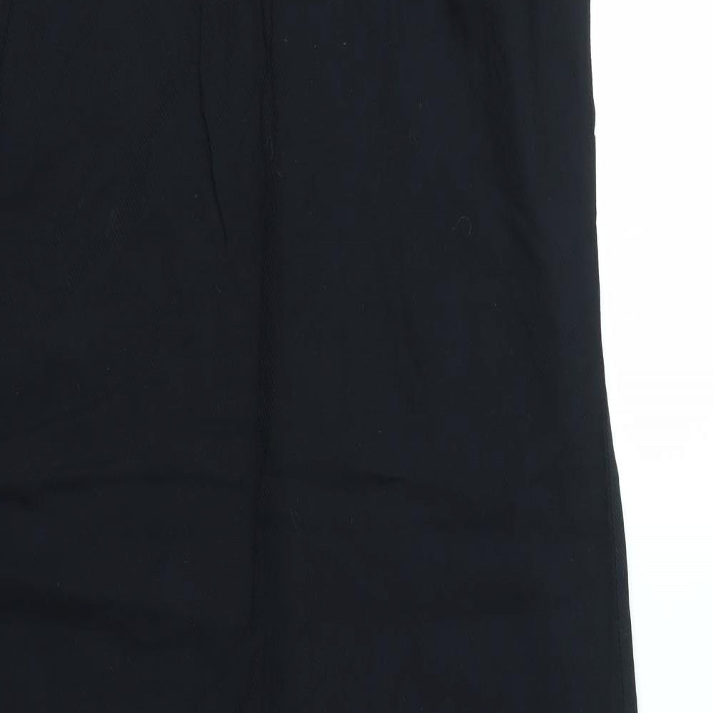 M&S Womens Black Houndstooth  Fit & Flare  Size 16