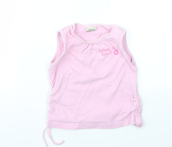 Cherokee Girls Pink   Camisole T-Shirt Size 2-3 Years