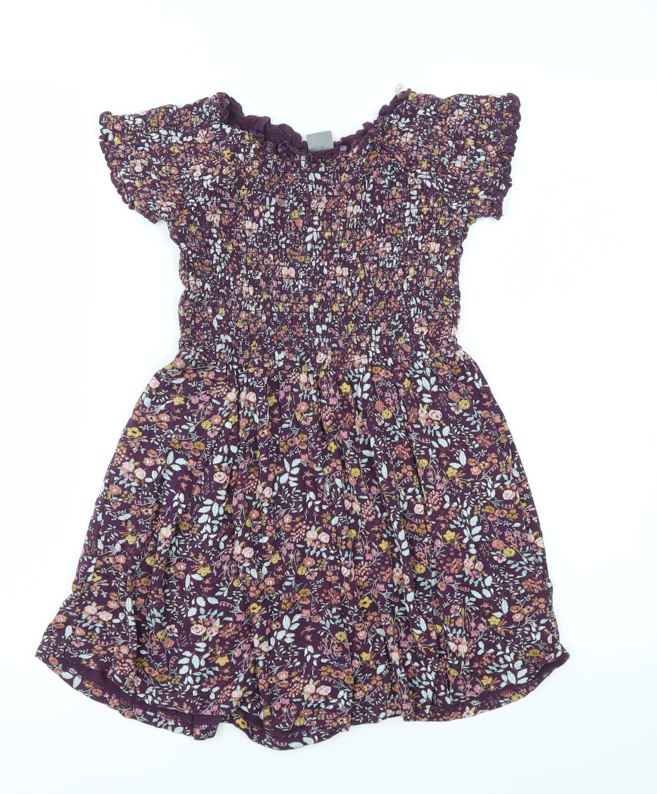 NEXT Girls Multicoloured Floral  Playsuit One-Piece Size 9 Years