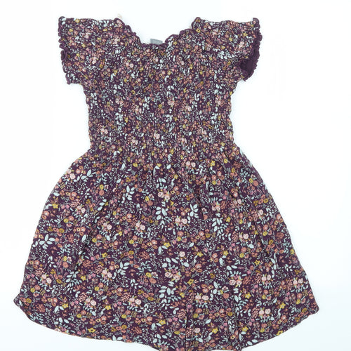 NEXT Girls Multicoloured Floral  Playsuit One-Piece Size 9 Years