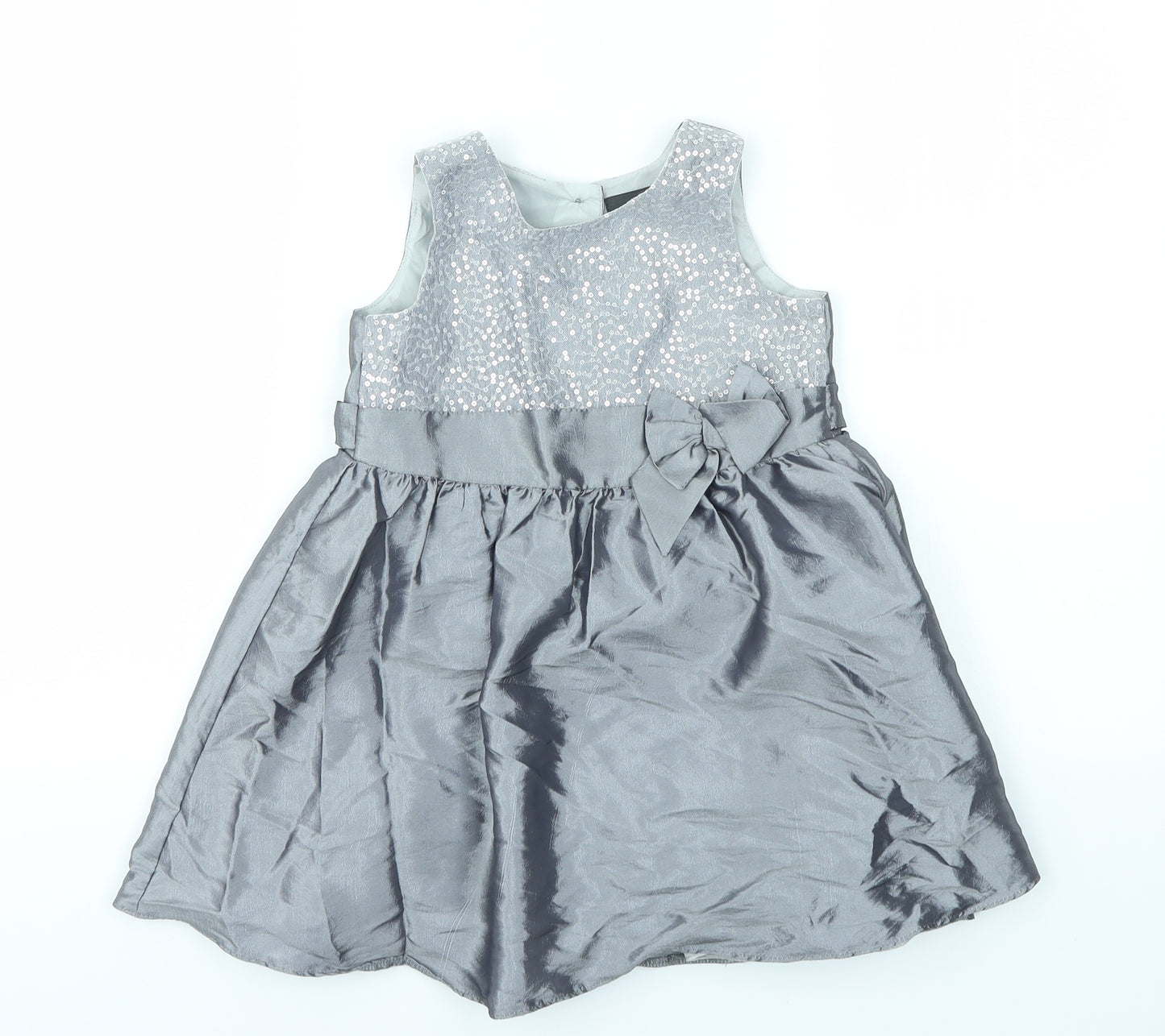 George Girls Grey   Fit & Flare  Size 2-3 Years