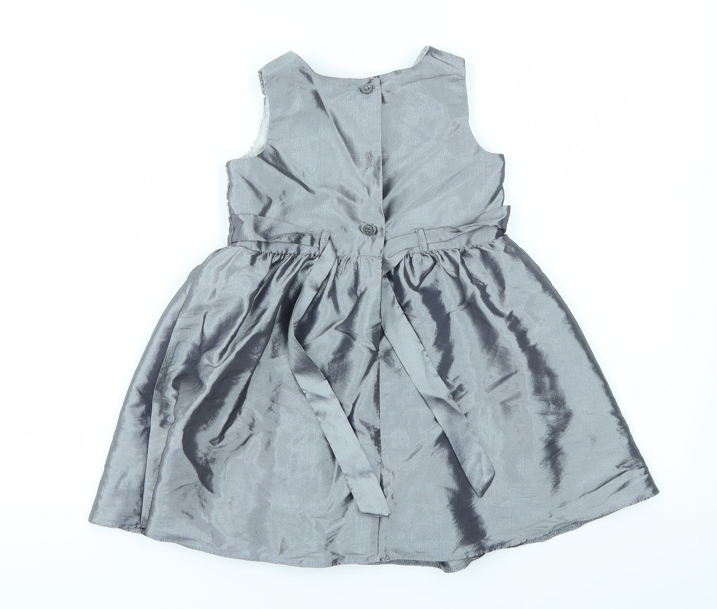 George Girls Grey   Fit & Flare  Size 2-3 Years