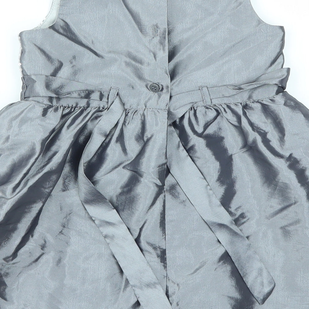 George Girls Grey   Fit & Flare  Size 2-3 Years
