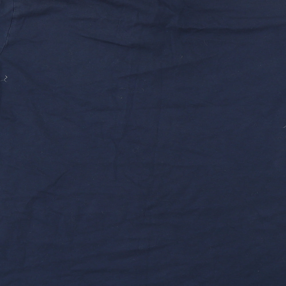 George Mens Blue Houndstooth   T-Shirt Size XL