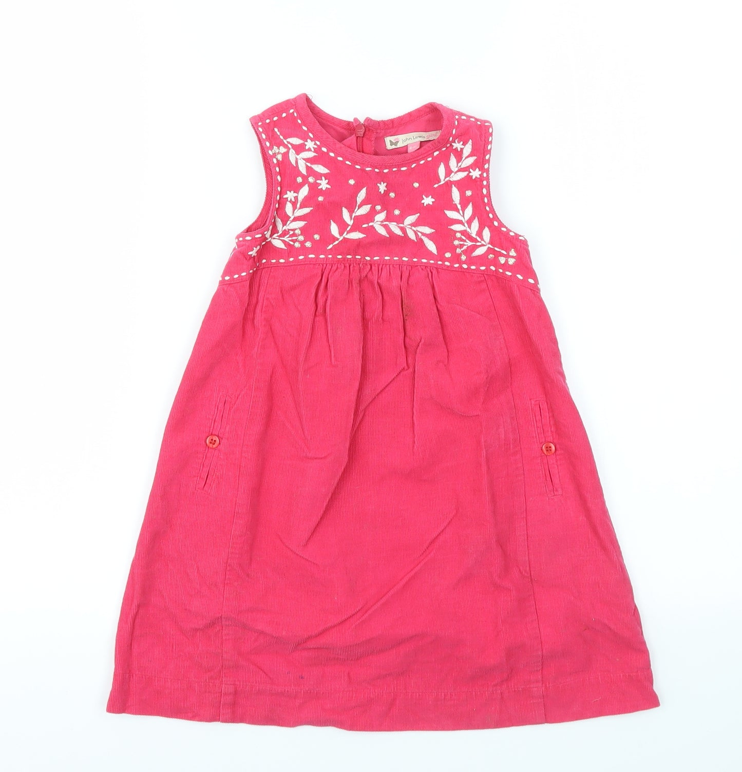 jhon lewis  Girls Pink   Fit & Flare  Size 4 Years