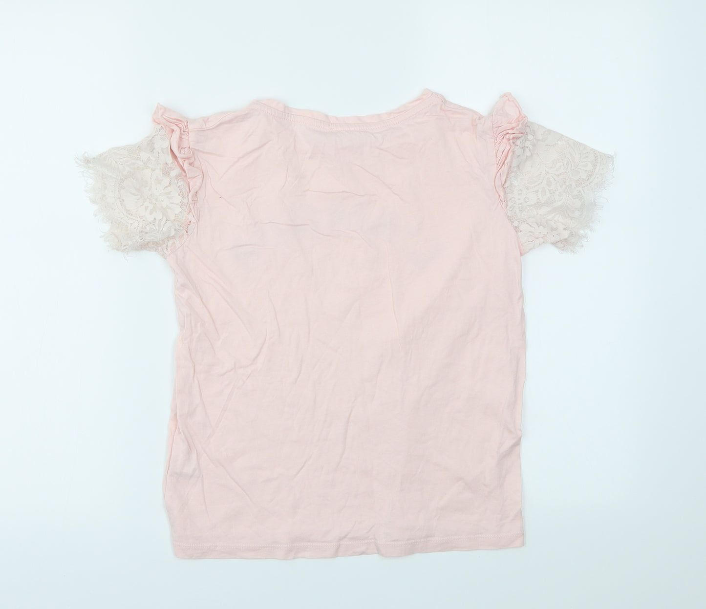 River Island Girls Pink   Basic T-Shirt Size 9-10 Years