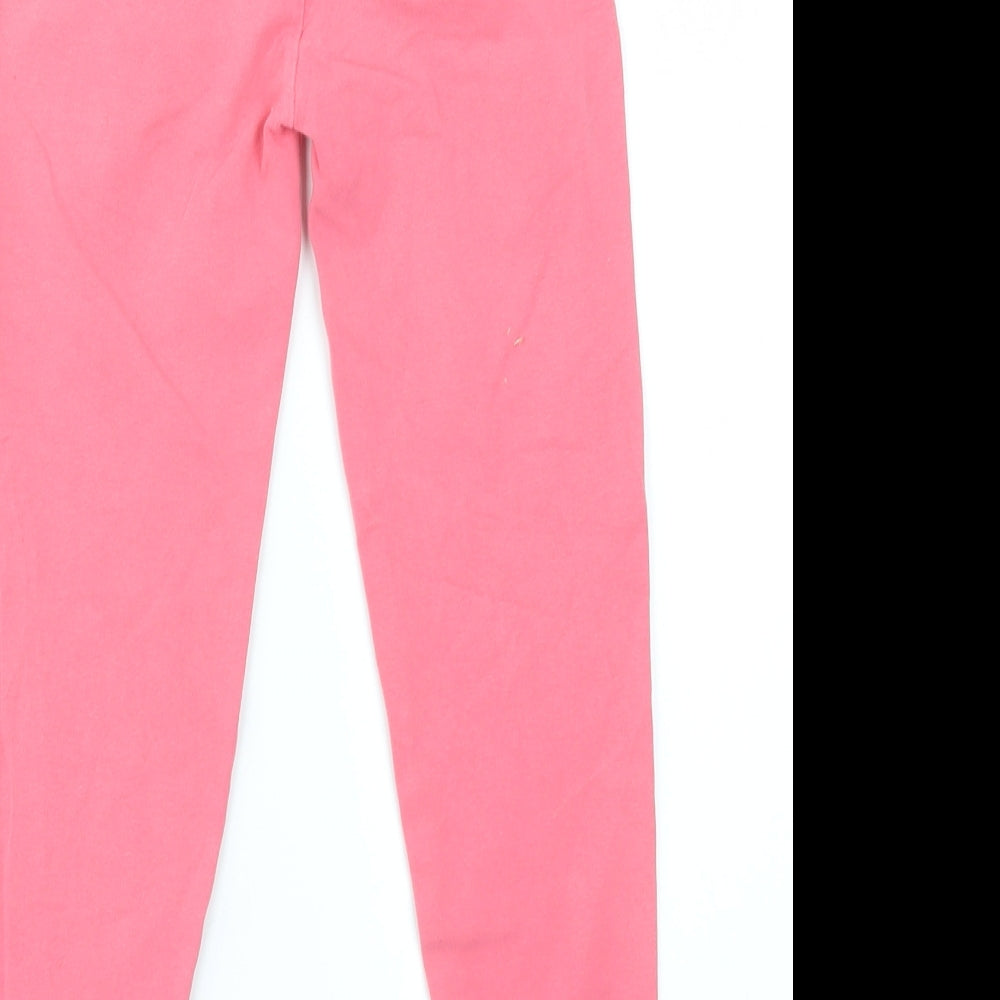 Hype Girls Pink   Jegging Trousers Size 9-10 Years