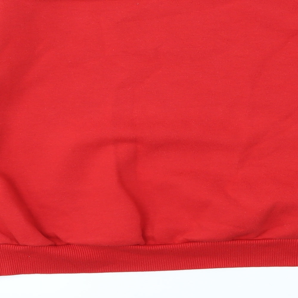 H&M Womens Red   Pullover Jumper Size M