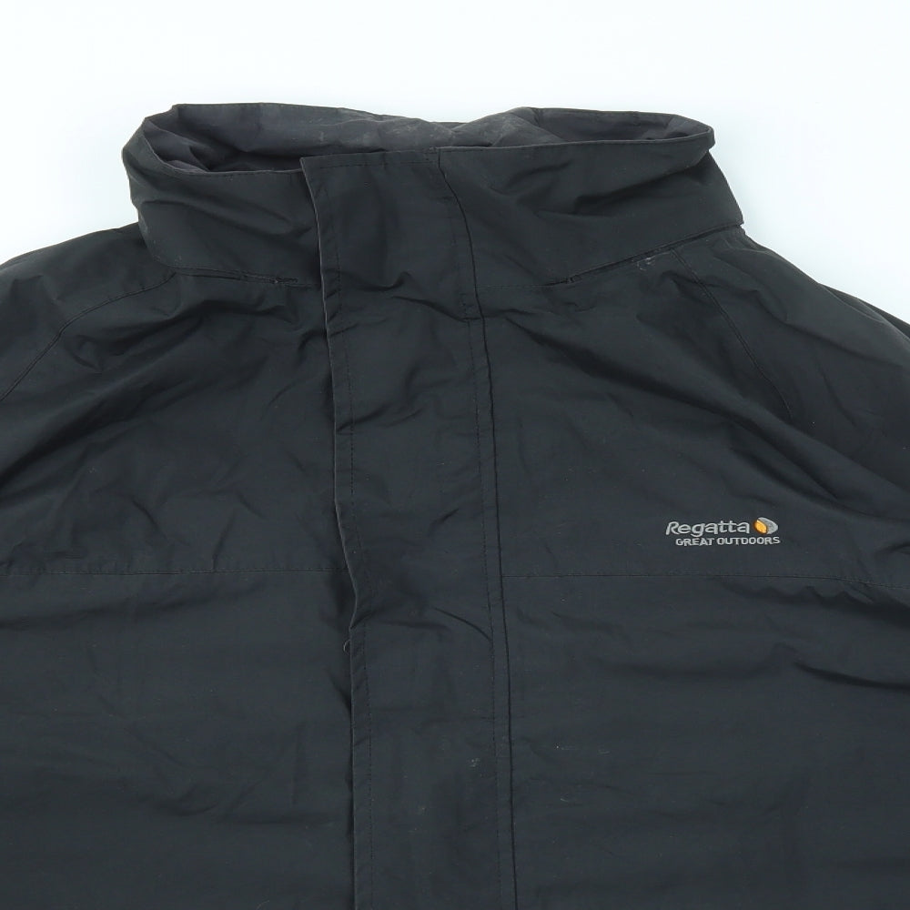Regatta Mens Black   Jacket Coat Size 2XL
