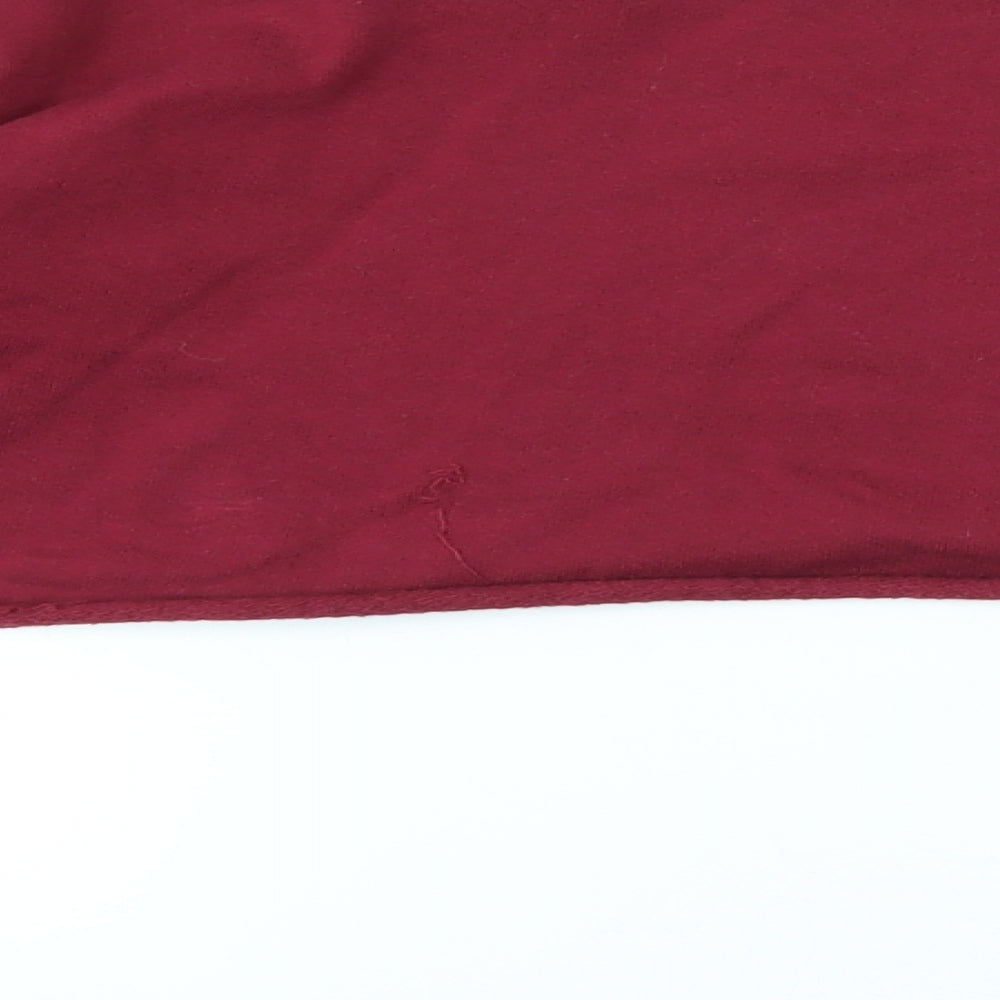 PRETTY LITLE THING  Womens Purple   Henley Sweatshirt Size 8