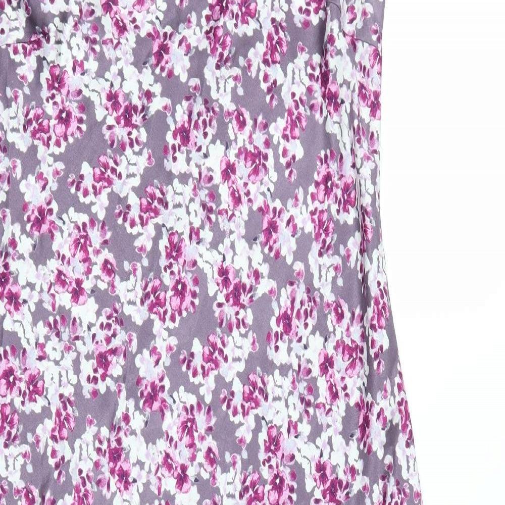 M&S Womens Multicoloured Floral  Fit & Flare  Size 12