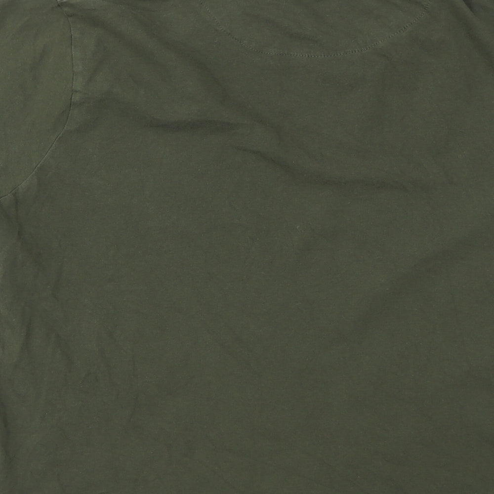 Brave Soul Mens Green    T-Shirt Size L